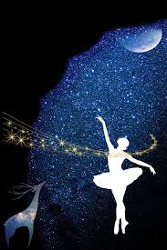 فتاة ترقص تحت النجوم الاسلوب الادبي سماء مرصعة في المراهقة رقص صورة الخلفية للتحميل مجانا