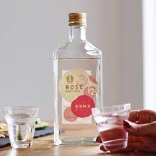 五代庵 薔薇梅酒のプレゼント ギフト通販 梅酒 ワインボトル 酒