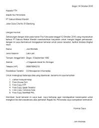 Contoh surat lamaran kerja umum maksudnya di sini adalah contoh surat lamaran yang yang template/formatnya bisa digunakan untuk melamar pekerjaan di instansi dan perusahaan mana sana, anda hanya perlu menyesuaikan isi surat, data diri anda, serta perihal perusahaan/instansi yang dituju. Download Contoh Surat Lamaran Kerja Yang Baik Dan Benar 2018
