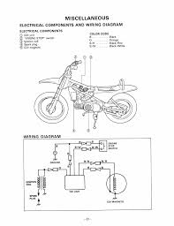 Yamaha dt125r wiring diagram wiring. Miscellaneous Electrical Components And Wiring Diagram Electrical Components Yamaha Pw80 User Manual Page 49 64