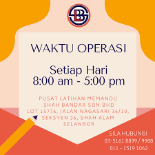 Institut memandu shah alam is an internet company based out of 31tingkat , 1, jalan timun 24/c, shah alam, malaysia. Pusat Latihan Memandu Shah Bandar Sdn Bhd Beitrage Facebook