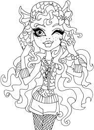 These alphabet coloring sheets will help little ones identify uppercase and lowercase versions of each letter. Free Printable Monster High Coloring Pages For Kids Monster Coloring Pages Monster High Coloring Pages High Coloring Pages