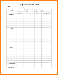 007 Daily Meal Planning Template Planner Plan Phenomenal