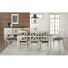 Ridgley 9 Piece Extendable Solid Wood Dining Set Solid Wood Dining Set Black Dining Room Furniture Upholstered Dining Chairs