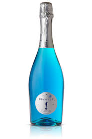 Blumond Blue Bubbly Champagne Bottle Wine Drinks Wine Bottle