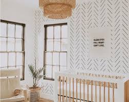 Black Herringbone Wallpaper Neutral Baby Nursery Removable Etsy Herringbone Wallpaper Removable Wallpaper Removable Wallpaper Nursery