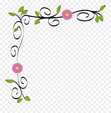 Downloadable watercolor floral border for invitations, cards and stationery it comes in a large.png file for your editing purposes. Graphic Free Stock Floral Border Vectorized By Gdj Flower Border Design Clipart Png Download 6026 Pinclipart