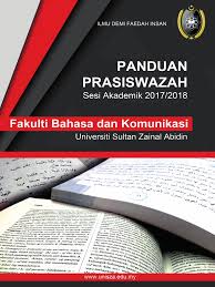 S1 pendidikan seni drama, tari, dan musik. Buku Panduan Fakulti 2017 2018