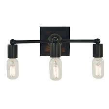 Thanks to the wood anywhere, this bathroom really feels extremely harmonious and calm, based in nature. Modern Farmhouse Bathroom Vanity Light By Framburg F 5403 Mblack