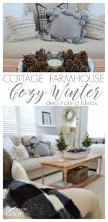 Cozy Cottage Farmhouse Winter Decorating Ideas Fox Hollow Cottage