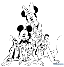 Mickey mouse is a cartoon character who has become an icon for the walt disney company. Cute Baby Mickey Mouse And Friends Coloring Pages Novocom Top