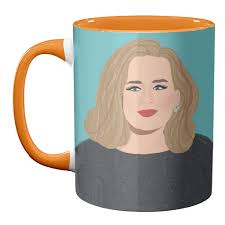 Adele: Unique coffee mugs created by Rock and Rose Creative