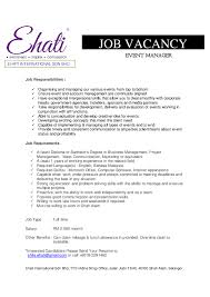 Job vacancy in shah alam. Pdf Event Manager Repalmn Ehati Academia Edu