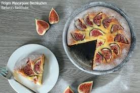 Wenn sie schon mitte august. Barbara S Backstube Feigen Mascarpone Blechkuchen