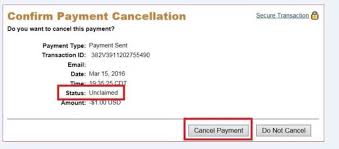 How To Cancel A Paypal Transaction Cancel Pending Paypal Payment Cardshure In 2020 Cancelled Payment Paypal