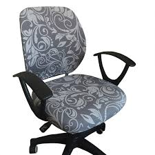 The kadirya 1123 managerial high back executive chair has a bonded leather covering and comes in a stylish brown color. Amazon Com Melaluxe Computer Office Chair Cover Protective Stretchable Universal Chair Covers Stretch Rotating Chair Slipcover Kitchen Dining