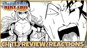 Fairy Tail 100 Year Quest Ch 113 Reactions| THE POWER OF GRUVIA LOVE, SAI  UNDERESTIMATES THEM - YouTube