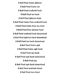 Cheat codes and game hacks for android and ios. 8 Ball Pool Cheats 2019 Get Many Coins And Cash Updated Pages 1 5 Flip Pdf Download Fliphtml5
