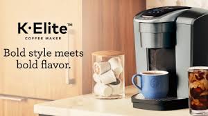 Most keurig coffee machines will brew your coffee in a minute or even lesser from the hot water present in the reservoir. Keurig K Elite Single Serve Coffee Maker Nebraska Furniture Mart