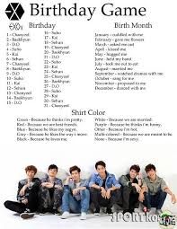 Pin By I Am Lucifer The One And Only On Kpop Birthday Games Exo Birthdays Birthday Games Exo Games