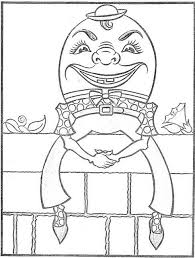 Vintage Paint Book Humpty Dumpty
