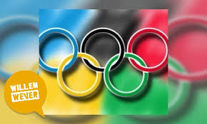 De olympische ringen staan voor vijf werelddelen en symboliseren hun verbondenheid en gelijkheid in dit sportevenement. Jeugdbieb