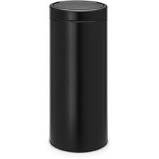 Seau intérieur plastique amovible utilisez des sacs poubelles brabantia perfectfit code g 30 jours délai de réflexion. Poubelle Brabantia Touch Bin New 30l Matt Black Boulanger
