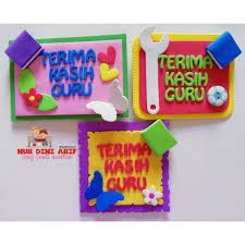 Lagu terima kasih cikgu.selamat hari guru.happy teachers day.lagu dari dendang si alai.silakan buat ucapan selamat hari. 1pc Fridge Magnet Hadiah Hari Guru Terima Kasih Guru Shopee Malaysia