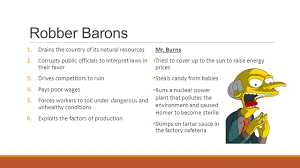 Robber Barons Essay Professional Resume Example Inssite