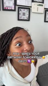 When Your Birthday Party Is Tomorrow