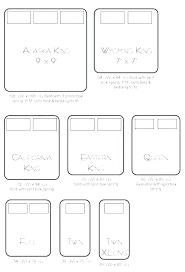 Bed Sizes Chart Projectsurrenderone Online