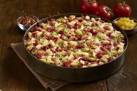 Bj S Mini Deep Dish Pizza Spicy Hawaiian Chicken Grilled Chicken Smoked Bacon Pineapple Jalapenos And Seasoned Tomatoes Chicago Style Deep Dish Pizza Deep Dish Pizza Smoked Bacon