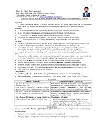 Resume Logistics Supply Chain Materials Management Erps Sap