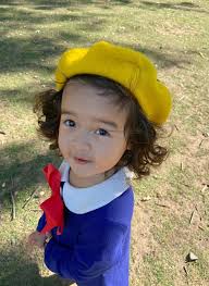 Madeline Costume Beret, Madeline Inspired Hat, Toddler Yellow Beret, Black  Bow, French Kids Style , Madeline Costume Hat for Kids