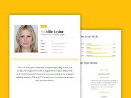No pdfcv branding on your cv cvs with a profile picture 2021 Best Pdf Resume Template Free Download Resumekraft