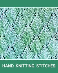 It also sounds super scary. Tulip Lace Pattern Hand Knitting Stitches