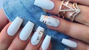 White and pink glossy, french design. 40 Impressive White Coffin Nail Designs You Ll Flip For In 2020 For Creative Juice