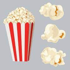 Popcorn Bucket And Single Popped Corn Bag Buttered Movie Png Transparent Clipart Image And Psd File For Free Download Popcorn Bucket Free Popcorn Popcorn Kernals
