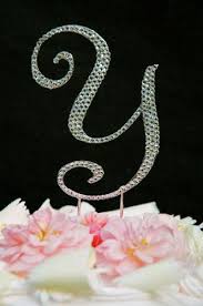 Swarovski Crystal Monogram Wedding Cake Topper Large Letter Y Check Out The Image By Monogram Wedding Cake Cake Topper Wedding Monogram Wedding Cake Toppers