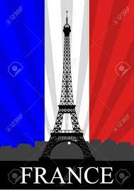 French engineer gustave eiffel—already famous for building viaducts and bridges—spent two years working to erect this iconic monument for the world exhibition of 1889. A Stock Vector Illustration Of Eiffel Tower And France Flag As Royalty Free Cliparts Vectors And Stock Illustration Image 13199190