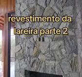 Lareira Revestida De Tinta De Pedras Naturais | TikTok