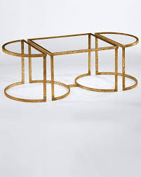 This Gold Trim Glass Top Coffee Table Is Slightly Out Of My Price Range But Pretty Konsol Ic Dekorasyon Tasarim