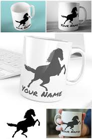 Prancing Horse Custom Mug Design Custom Coffee Mugs Personalised Mugs Uk Name Personalized Mugs Custom Mugs Mugs Uk