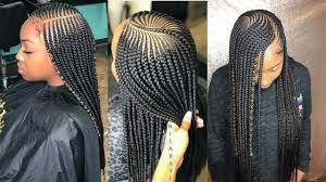 One of many strips of hair twisted together close to the head in thin rows: 2019 Beautiful Cornrow Fashionable Hairstyles Latest And Most Adorable Braids Youtube