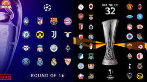 The draw for the uefa europa league round of 16 takes place on friday, beginning at 12noon uk time. Champions League Round Of 16 And Europa League Round Of 32 Draw Live Youtube