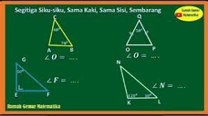 Jenis sudut pada segitiga sama sisi. Menghitung Sudut Segitiga Segitiga Sama Kaki Siku Siku Sama Sisi Sembarang Matematika Kelas 4 Youtube
