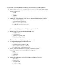 Kuiz Sejarah Tingkatan 1