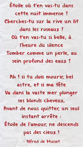 Etoile Ou T En Vas Tu Dans Cette Nuit Immense Cherches Tu Sur La Rive Un Lit Dans Les Roseaux Ou T En Vas Tu Si Belle A L Heure Du Silence Tomber Com Poesia