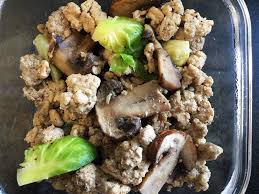Ground Turkey With Mushrooms Brussels Sprouts Recipe Stuffed Mushrooms Turkey Brussel Sprouts Ground Turkey And Mushroom Recipe