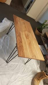 Made A Coffee Table From Offcuts Of A Recent Decking Job Australian Spotted Gum Coffee Table Table Easy Diy Projects